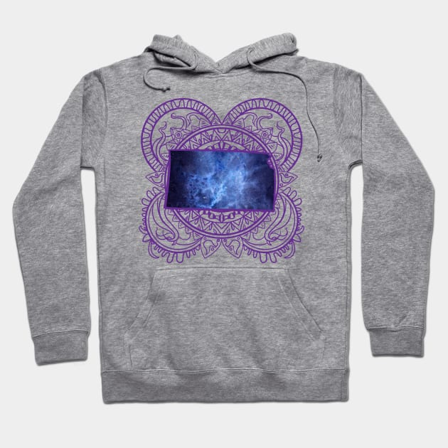 Kansas Mandala Hoodie by Manfish Inc.